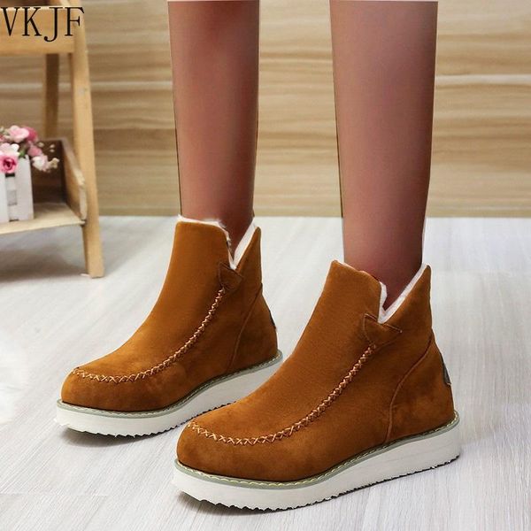 boots anti-ski winter women's snow round toe ankle warm plush 2021 black beige brown flats shoes female slip-on
boots anti-ski winter women's snow round toe ankle warm plush 2021 black beige brown flats shoes female slip-on