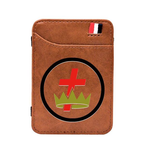 card holders cool digital printing cross crown pu leather magic wallets fashion men women money clips purse thin cash holder, Brown;gray
card holders cool digital printing cross crown pu leather magic wallets fashion men women money clips purse thin cash holder, Brown;gray