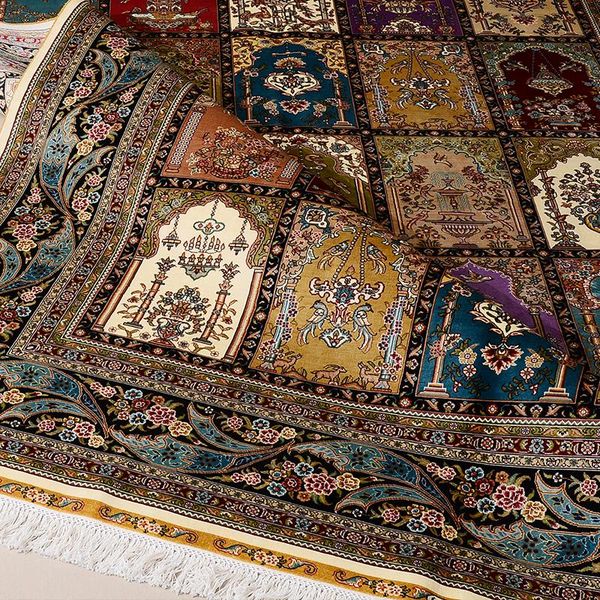 carpets 230 lines 6x9 ft hand knotted silk carpet architectural scenes persian handmade and rugs living room
carpets 230 lines 6x9 ft hand knotted silk carpet architectural scenes persian handmade and rugs living room
