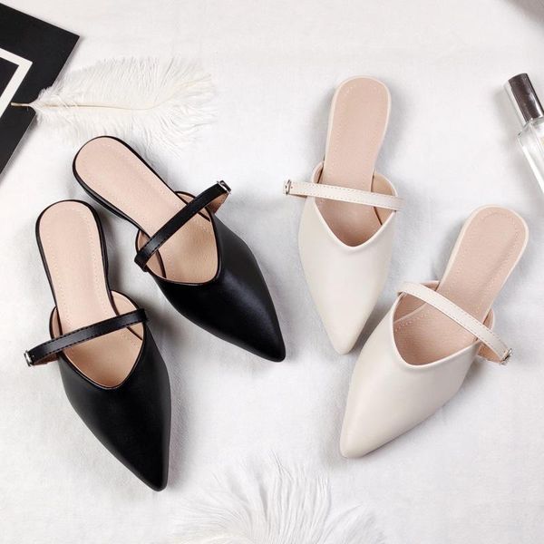 slippers 34-42 big size women leather pointed toe ankle belt mules anit-slip comfy pregnant slides shoes summer chanclas mujer, Black
slippers 34-42 big size women leather pointed toe ankle belt mules anit-slip comfy pregnant slides shoes summer chanclas mujer, Black