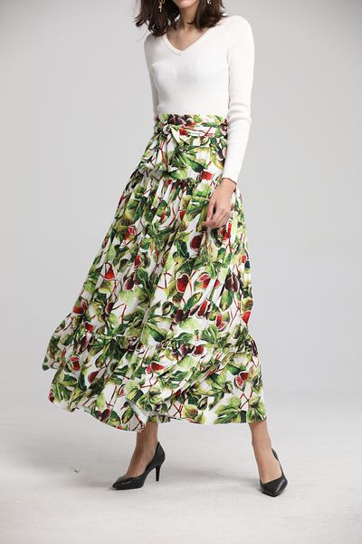 skirts elegant woman's chic plied 2021 spring high-waisted track printed fruits d791, Black
skirts elegant woman's chic plied 2021 spring high-waisted track printed fruits d791, Black