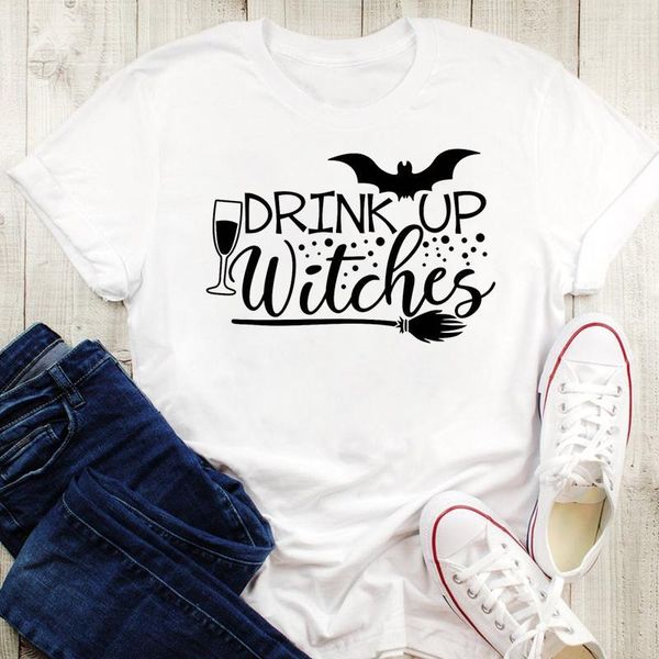 women's t-shirt cartoon tshirt fall autumn tees women happy witch style trend halloween thanksgiving graphic print female, White
women's t-shirt cartoon tshirt fall autumn tees women happy witch style trend halloween thanksgiving graphic print female, White