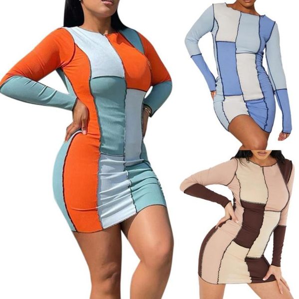 casual dresses women patchwork sheath dress, adults color block round neck long sleeve 2022 party, Black;gray
casual dresses women patchwork sheath dress, adults color block round neck long sleeve 2022 party, Black;gray