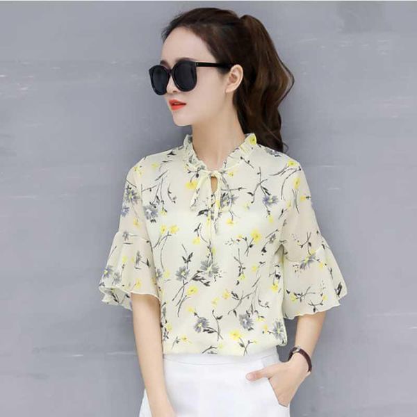 women's blouses & shirts summer for women 2021 chiffon blouse long sleeve casual print half flare pullover oversized s-4xl, White
women's blouses & shirts summer for women 2021 chiffon blouse long sleeve casual print half flare pullover oversized s-4xl, White