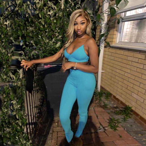 women's tracksuits joskaa solid backless deep v neck spaghetti straps invisible sling split breathable blouses leggings two piece sport, Gray
women's tracksuits joskaa solid backless deep v neck spaghetti straps invisible sling split breathable blouses leggings two piece sport, Gray