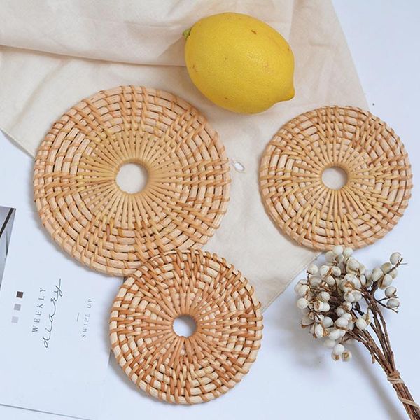 mats & pads round natural rattan coasters bowl pad handmade insulation placemats table padding cup kitchen decoration accessories
mats & pads round natural rattan coasters bowl pad handmade insulation placemats table padding cup kitchen decoration accessories