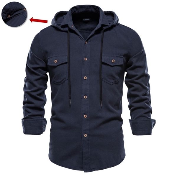 aiopeson spring and autumn hoodied long sleeve shirt men solid color 100% cotton quality shirt for men casual men's shirts 210714, White;black
aiopeson spring and autumn hoodied long sleeve shirt men solid color 100% cotton quality shirt for men casual men's shirts 210714, White;black