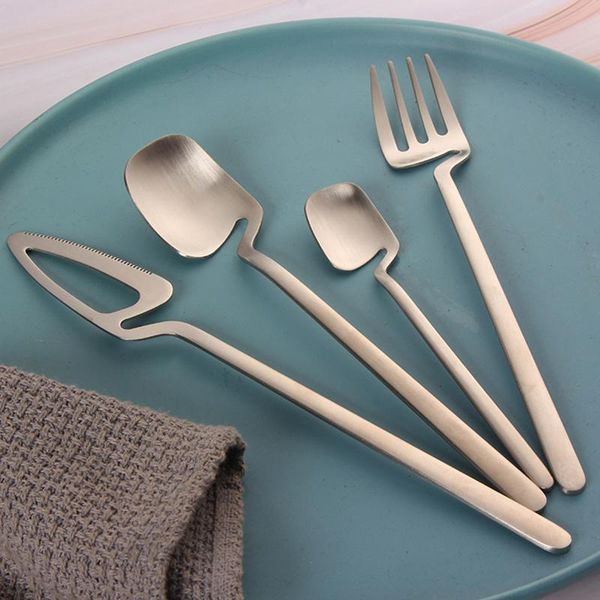 4pcs stainless steel dessert forks set cake fruit coffee tea spoons kitchen wedding party accessory drop
4pcs stainless steel dessert forks set cake fruit coffee tea spoons kitchen wedding party accessory drop