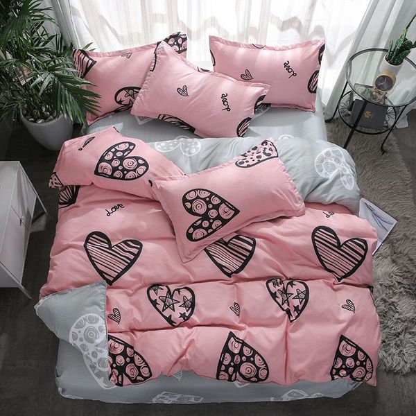 bedding sets pink heart ab side set comforter cover/ duvet cover flat sheet pillowcases soft bed linens twin full king20
bedding sets pink heart ab side set comforter cover/ duvet cover flat sheet pillowcases soft bed linens twin full king20