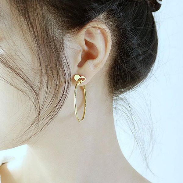 hoop & huggie gold earrings large loop stainless steel size 1.57in(40mm) hypoallergenic for women girl birthday gift lx9e, Golden;silver
hoop & huggie gold earrings large loop stainless steel size 1.57in(40mm) hypoallergenic for women girl birthday gift lx9e, Golden;silver