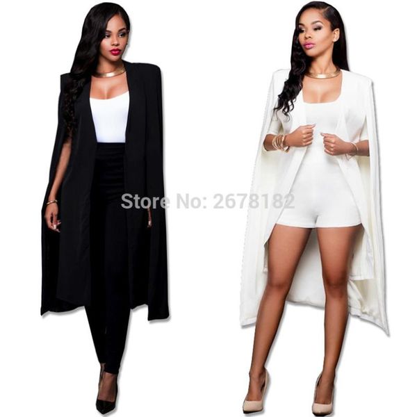 women's suits & blazers g013 women solid outerwear full style summer, White;black