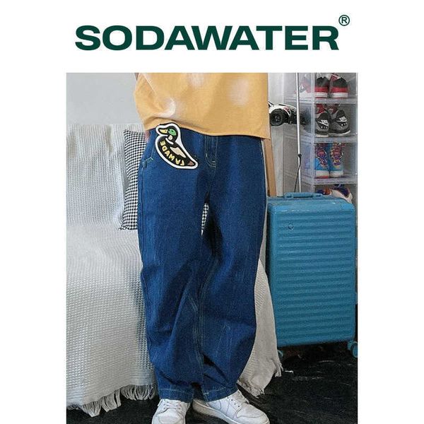 men's soda wear fashion brand in spring and summer 2021 classic wash texture used casual jeans, Blue
men's soda wear fashion brand in spring and summer 2021 classic wash texture used casual jeans, Blue