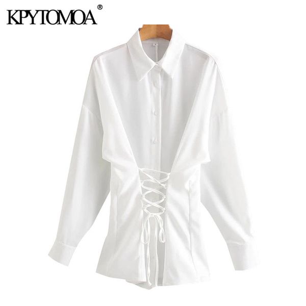 women fashion adjustable waist with bow soft touch blouses vintage long sleeve button-up female shirts chic 210416, White
women fashion adjustable waist with bow soft touch blouses vintage long sleeve button-up female shirts chic 210416, White