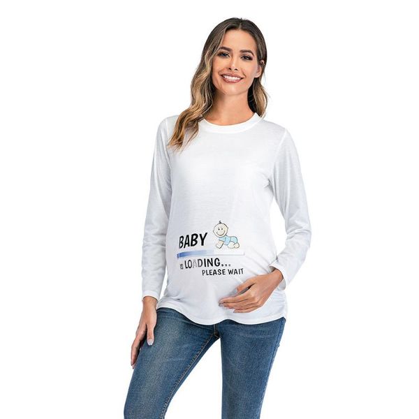 maternity & tees lonsant t-shirts cartoon letter printed long sleeve loose t-shirt blouse pregnant women clothes, White
maternity & tees lonsant t-shirts cartoon letter printed long sleeve loose t-shirt blouse pregnant women clothes, White