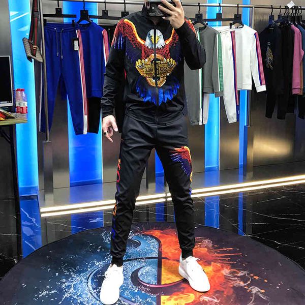 hoodies autumn fashion collar three parts digital eagle print 3d male suit sweater, Black
hoodies autumn fashion collar three parts digital eagle print 3d male suit sweater, Black