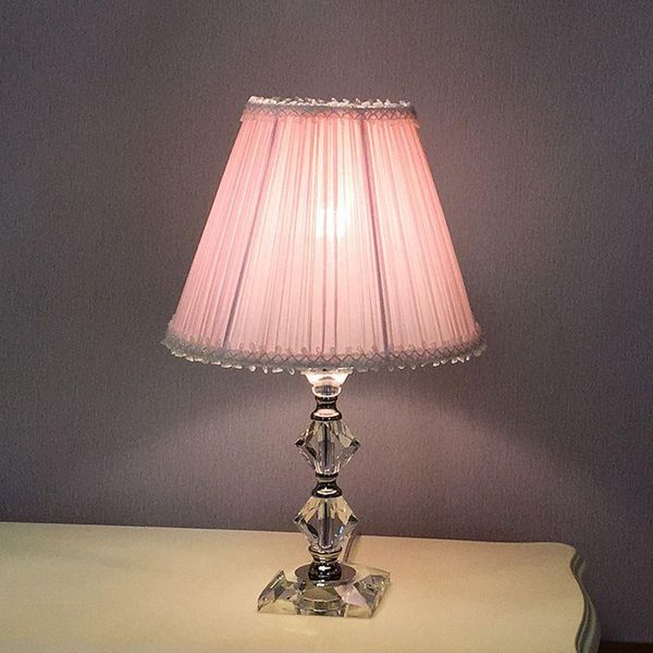table lamps modern crystal bedroom bedsides lights fabric princes girl's lamp study desk lighting fixtrue
table lamps modern crystal bedroom bedsides lights fabric princes girl's lamp study desk lighting fixtrue