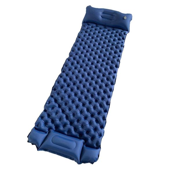 outdoor pads camping mat inflatable sleeping foot pump pad ultralight portable for hiking beach grass trips