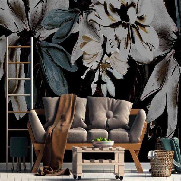 wallpapers milofi custom 3d wallpaper mural nordic flowers black living room bedroom background wall decoration painting
wallpapers milofi custom 3d wallpaper mural nordic flowers black living room bedroom background wall decoration painting