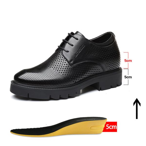 will see ten inches shoe higher than a breathing hole in men's sandals formal business platform shoes eight centimetres u47d, Black
will see ten inches shoe higher than a breathing hole in men's sandals formal business platform shoes eight centimetres u47d, Black