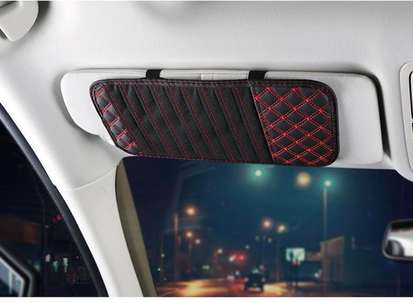 car organizer red wine color cd board disc storage bag sun visor cover multi-function holder
car organizer red wine color cd board disc storage bag sun visor cover multi-function holder