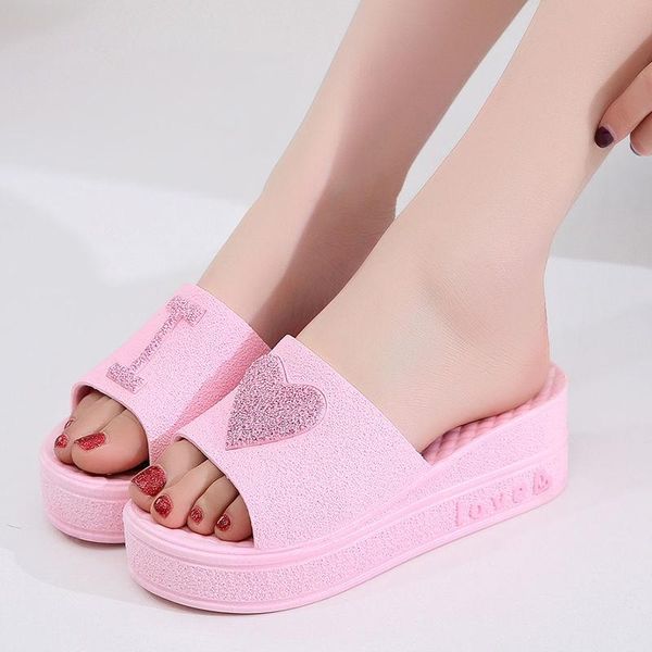 slippers shoes women summer women's soled sandals high heels sandalias mujer, Black
slippers shoes women summer women's soled sandals high heels sandalias mujer, Black
