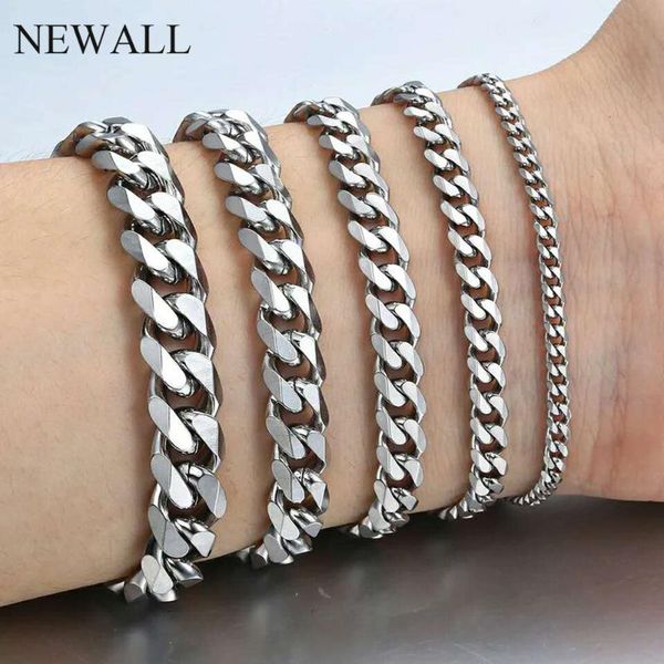 link, chain all 2021 100% stainless steel bracelet link punk style for men women jewelry gift party rock, Black
link, chain all 2021 100% stainless steel bracelet link punk style for men women jewelry gift party rock, Black