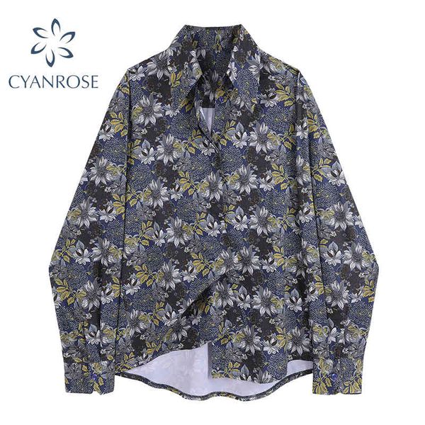 boyfriend shirt oversized blouse women long sleeve spring streetwear floral print vintage harajuku loose blusas female 210417, White
boyfriend shirt oversized blouse women long sleeve spring streetwear floral print vintage harajuku loose blusas female 210417, White