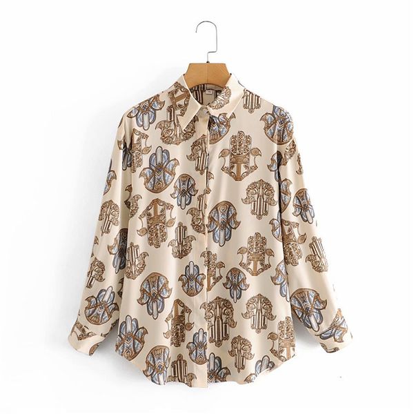 women's blouses & shirts sprint fashion lady french style print za long shirt women casual sleeve turn-down collar single breated, White
women's blouses & shirts sprint fashion lady french style print za long shirt women casual sleeve turn-down collar single breated, White