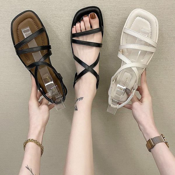 sandals roman female shoe cross-shoes strappy heels 2021 women's gladiator girls beach fashion flat comfort clear beige mid, Black
sandals roman female shoe cross-shoes strappy heels 2021 women's gladiator girls beach fashion flat comfort clear beige mid, Black