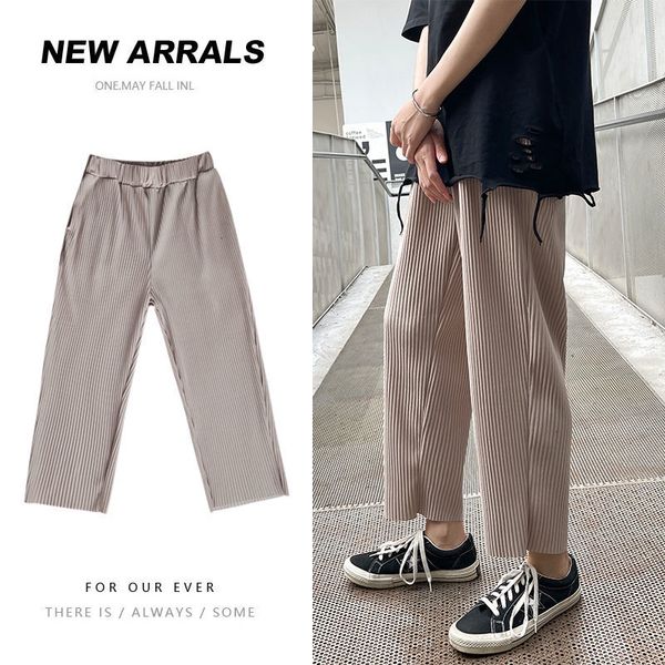 pant pleated men's fashion wide-leg men streetear korean spring summer thin casual ice silk pants mens m-5xl, Black
pant pleated men's fashion wide-leg men streetear korean spring summer thin casual ice silk pants mens m-5xl, Black