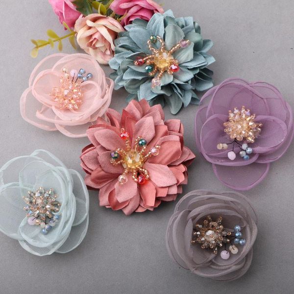 hair clips & barrettes 10pcs crystal rhinestone core chiffon fabric jewelry flowers garment ornament decor floral button patch stick, Golden;silver
hair clips & barrettes 10pcs crystal rhinestone core chiffon fabric jewelry flowers garment ornament decor floral button patch stick, Golden;silver