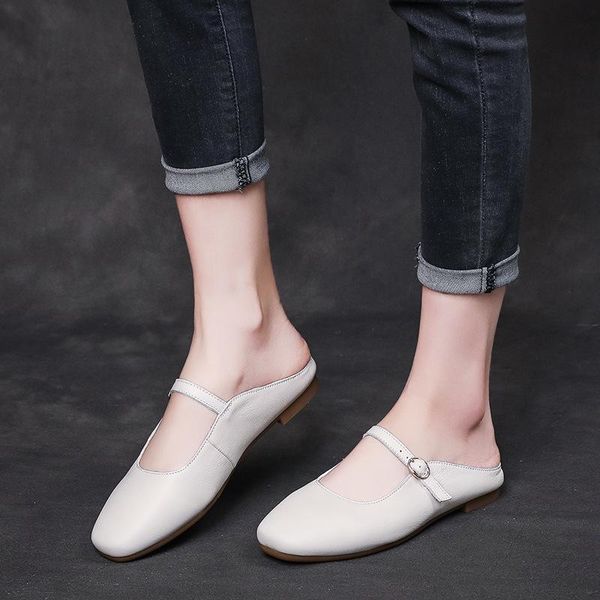 women mules leather summer slippers beige shoes low heels for handmade genuine soft 2021 casual, Black
women mules leather summer slippers beige shoes low heels for handmade genuine soft 2021 casual, Black