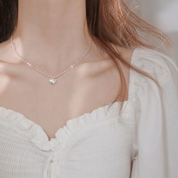 chain necklace female necklace clavicle love woman contracted temperament niche design feeling necklace wind, Silver
chain necklace female necklace clavicle love woman contracted temperament niche design feeling necklace wind, Silver