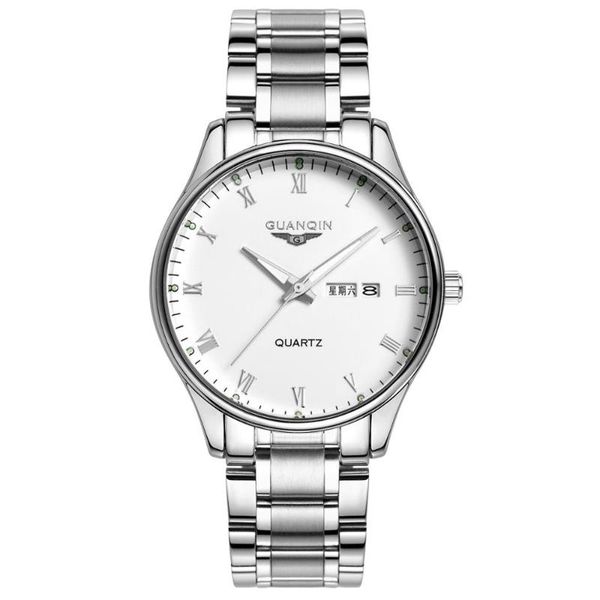 wristwatches 2021 guanqin gq11006 men's watch retro business steel band fashion authentic waterproof and scratch proof, Slivery;brown
wristwatches 2021 guanqin gq11006 men's watch retro business steel band fashion authentic waterproof and scratch proof, Slivery;brown