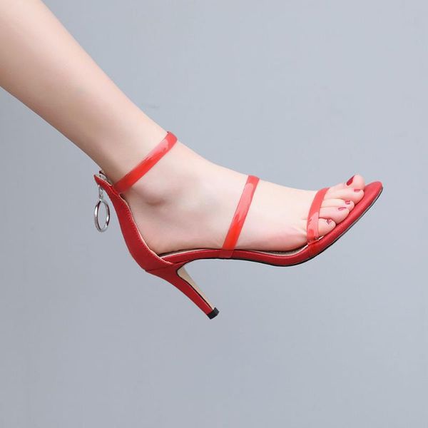 sgesvier 2021 women sandal thin high heel open-toed back zipper hollow cover summer red silver shoes woman size 34-46 g423 sandals, Black
sgesvier 2021 women sandal thin high heel open-toed back zipper hollow cover summer red silver shoes woman size 34-46 g423 sandals, Black