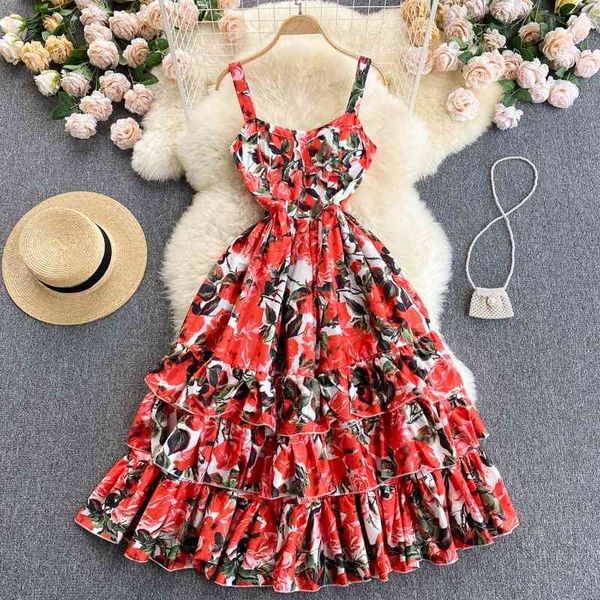 runway summer spaghetti strap floral dress women flower print blackless cascading ruffles beach midi n69869 210603, Black;gray
runway summer spaghetti strap floral dress women flower print blackless cascading ruffles beach midi n69869 210603, Black;gray