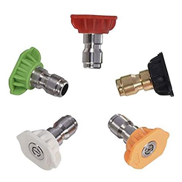 watering equipments pressure washer tools with 1/4 brass female quick fitting and 5 pcs degrees nozzles tips for karcher
watering equipments pressure washer tools with 1/4 brass female quick fitting and 5 pcs degrees nozzles tips for karcher