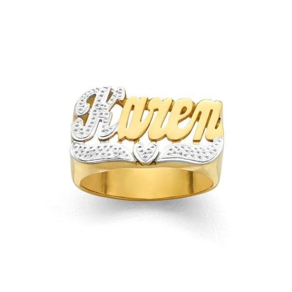 cluster rings 3umeter custom name ring,personalized double color customization letter for christmas gift ring drop, Golden;silver
cluster rings 3umeter custom name ring,personalized double color customization letter for christmas gift ring drop, Golden;silver