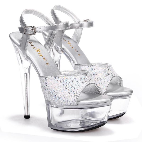 sequins women sandals shoes crystal pumps thin high heels 15cm transpnt platform nightclub wedding glitter dress, Black
sequins women sandals shoes crystal pumps thin high heels 15cm transpnt platform nightclub wedding glitter dress, Black