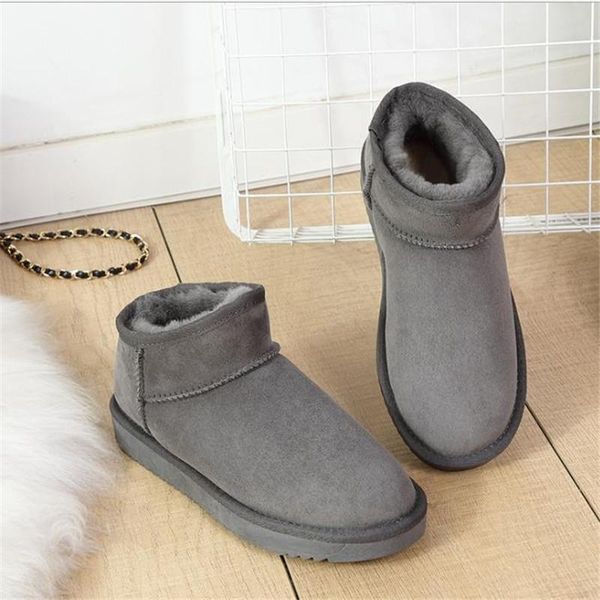 boots sheepskin wool integrated snow women's leather short sloth winter antiskid warm low school, Black
boots sheepskin wool integrated snow women's leather short sloth winter antiskid warm low school, Black