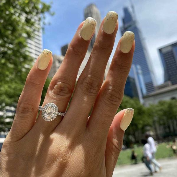cluster rings fashion 925 sterling silver oval 3ct simulated diamond engagement wedding set for women fine z gemstone finger jewelry, Golden;silver
cluster rings fashion 925 sterling silver oval 3ct simulated diamond engagement wedding set for women fine z gemstone finger jewelry, Golden;silver