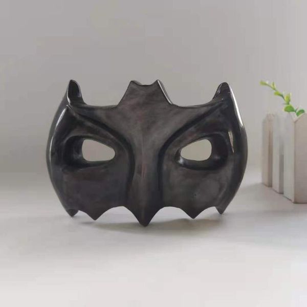 decorative objects & figurines black bat mask obsidian healing stones for decoration lzw
decorative objects & figurines black bat mask obsidian healing stones for decoration lzw