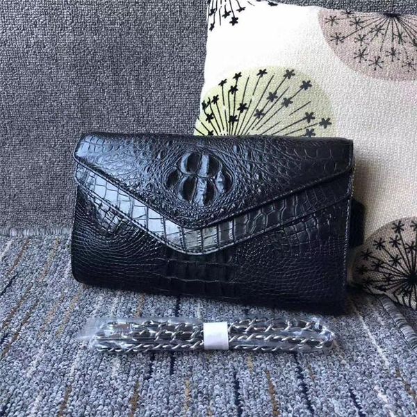 evening bags authentic exotic crocodile skin women's envelop purse genuine alligator leather lady flap bag female single cross shoulder
evening bags authentic exotic crocodile skin women's envelop purse genuine alligator leather lady flap bag female single cross shoulder
