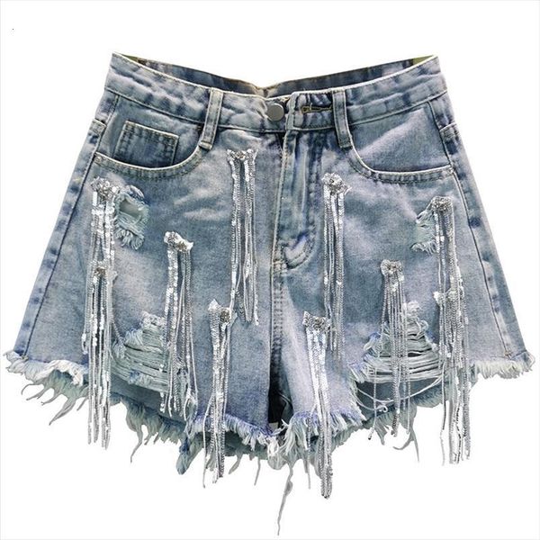 streetwear high waist sequin womens shorts tassel hole denim summer fashion wide leg jeans, White;black
streetwear high waist sequin womens shorts tassel hole denim summer fashion wide leg jeans, White;black