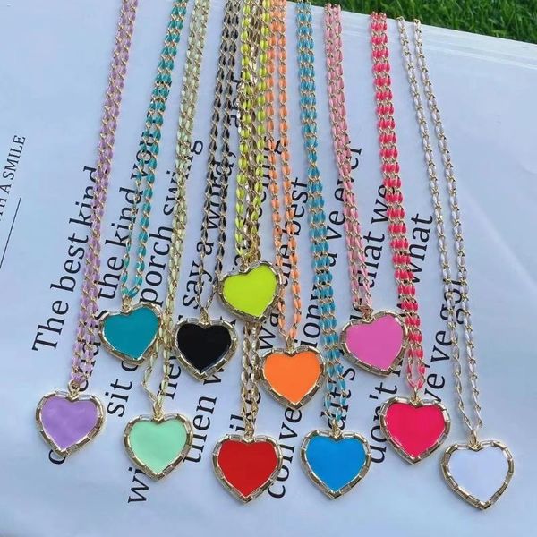 pendant necklaces kk bead colorful enamel heart necklace 2021 18k gold link chain fashion hiphop jewelry for women jewellery, Silver
pendant necklaces kk bead colorful enamel heart necklace 2021 18k gold link chain fashion hiphop jewelry for women jewellery, Silver