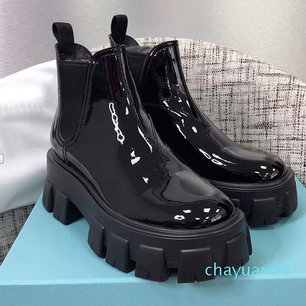 2021 designer women shoes fashion british boots round toe martin boots patent leather thick bottom round toes perfect official quality, Black
2021 designer women shoes fashion british boots round toe martin boots patent leather thick bottom round toes perfect official quality, Black