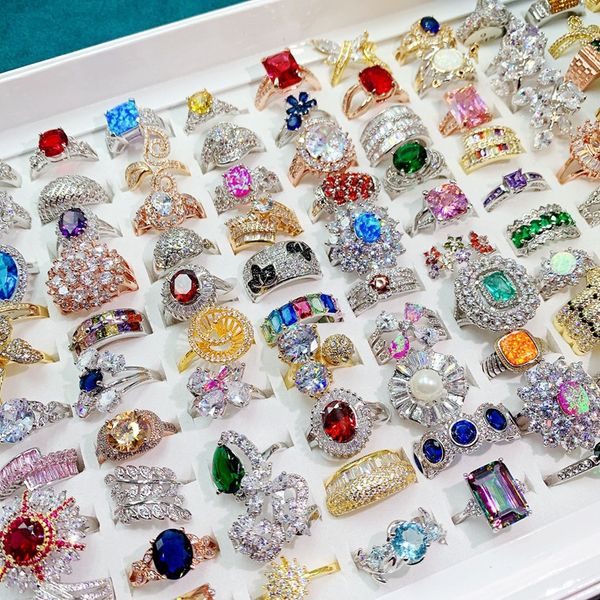 micro inlaid semi-precious stone ring colored zirconium rings real gold plated without fading fashion vintage gems female, Golden;silver
micro inlaid semi-precious stone ring colored zirconium rings real gold plated without fading fashion vintage gems female, Golden;silver