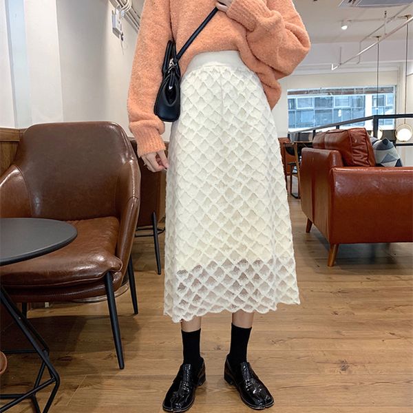 skirts autumn winter skirt women korean wild ff lace two side wear s female high waist slim student's long ckyi, Black
skirts autumn winter skirt women korean wild ff lace two side wear s female high waist slim student's long ckyi, Black