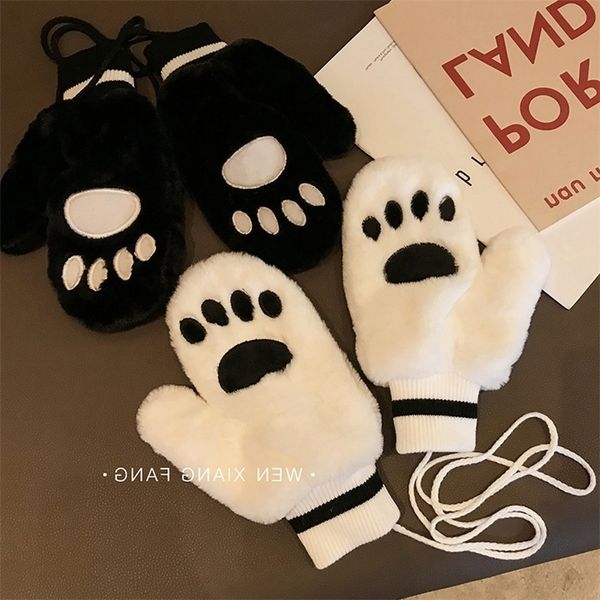 winter cold proof thickened warm gloves plush outdoor student korean ins cartoon cute riding windproof, Black
winter cold proof thickened warm gloves plush outdoor student korean ins cartoon cute riding windproof, Black