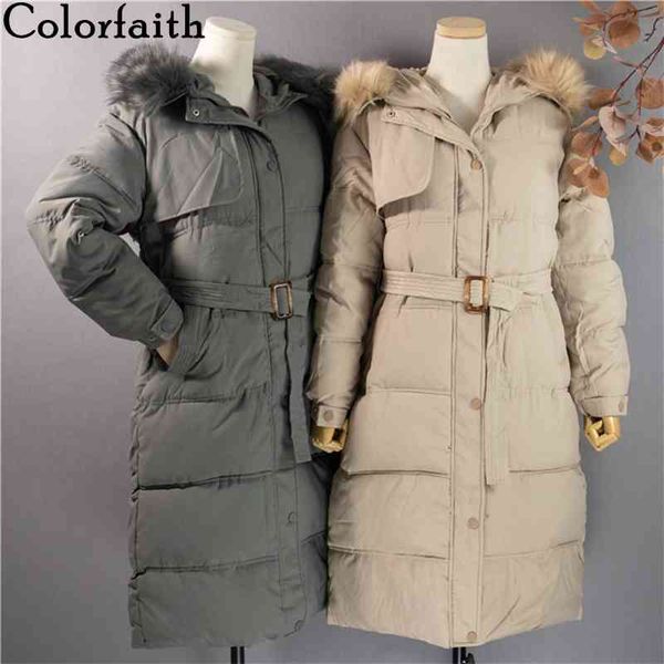 colorfaith new autumn winter women long jacket quilted office lady lace up puffer parkas high-quality hooded coat co809 210413, Black
colorfaith new autumn winter women long jacket quilted office lady lace up puffer parkas high-quality hooded coat co809 210413, Black